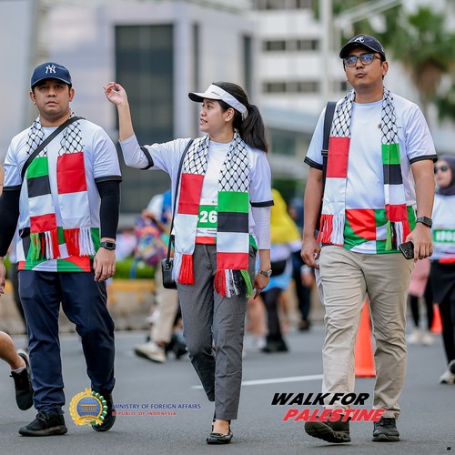 Race photo from WALK FOR PALESTINE