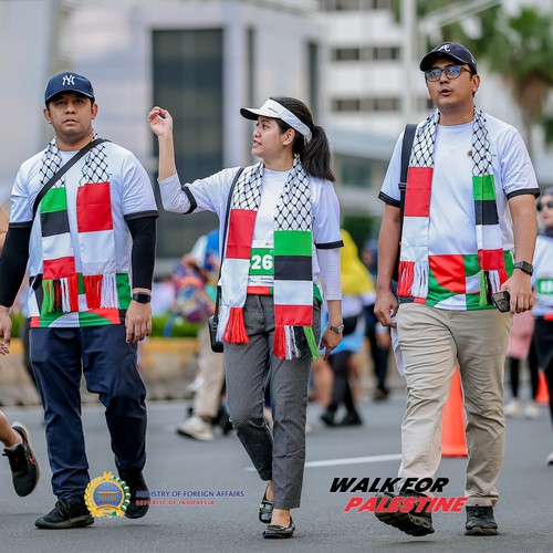 Race photo from WALK FOR PALESTINE