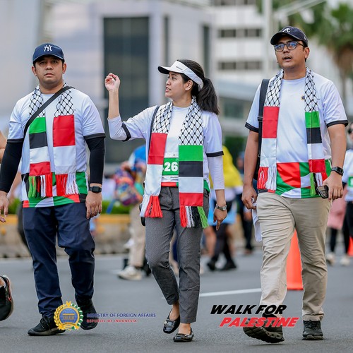 Race photo from WALK FOR PALESTINE