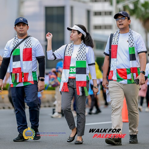 Race photo from WALK FOR PALESTINE