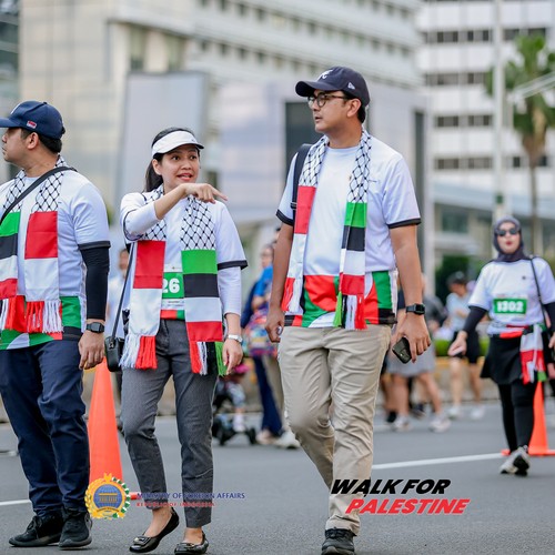 Race photo from WALK FOR PALESTINE