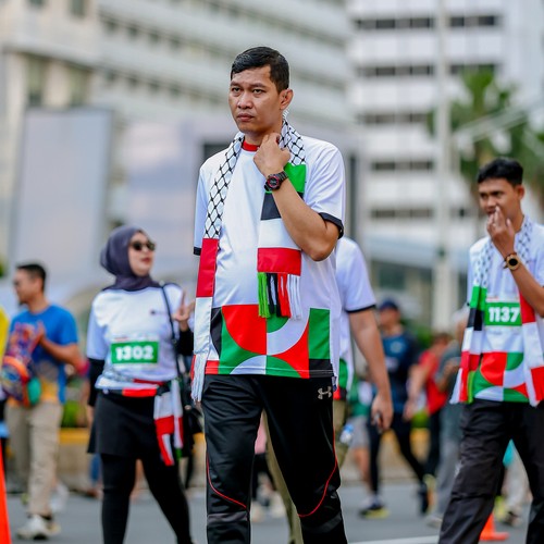 Race photo from WALK FOR PALESTINE