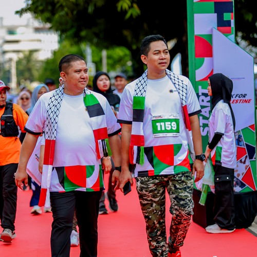 Race photo from WALK FOR PALESTINE