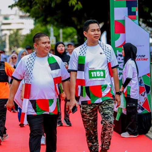 Race photo from WALK FOR PALESTINE