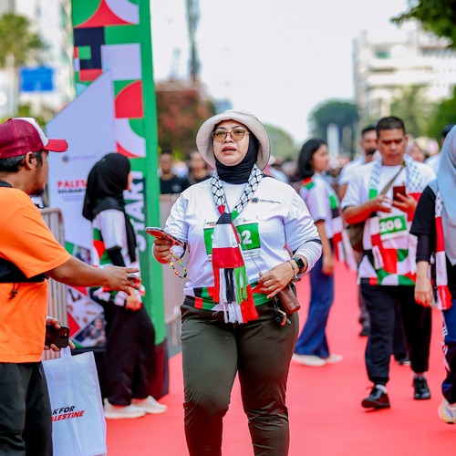 Race photo from WALK FOR PALESTINE