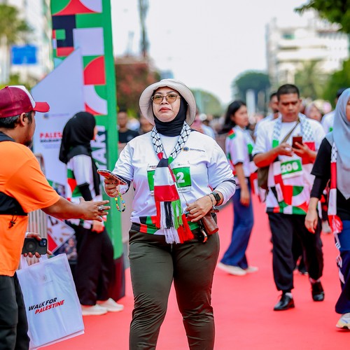 Race photo from WALK FOR PALESTINE