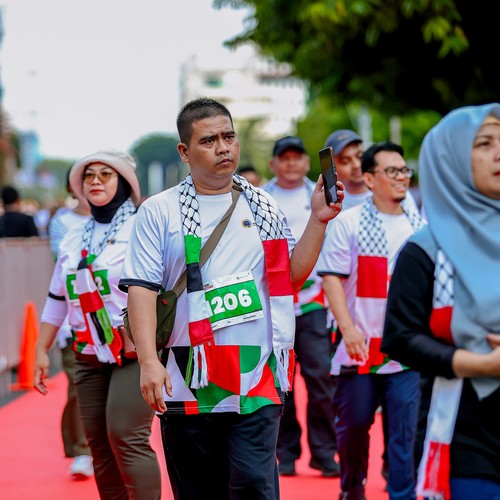 Race photo from WALK FOR PALESTINE