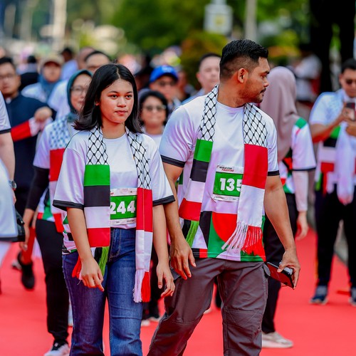 Race photo from WALK FOR PALESTINE
