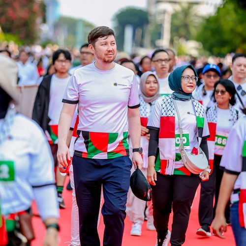 Race photo from WALK FOR PALESTINE
