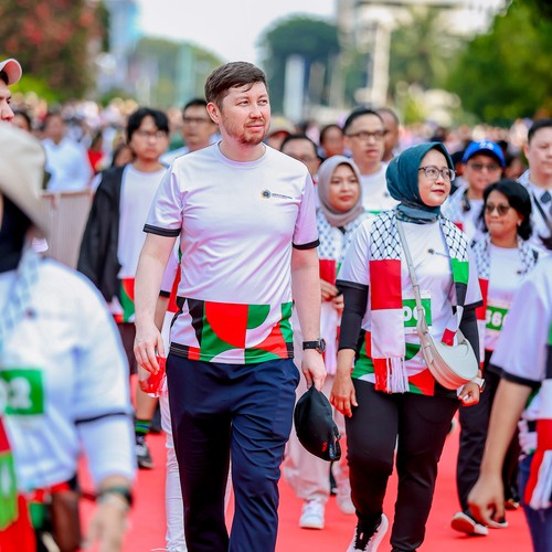 Race photo from WALK FOR PALESTINE