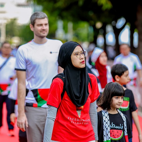 Race photo from WALK FOR PALESTINE
