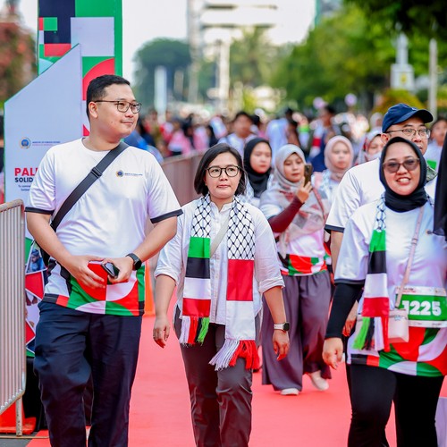 Race photo from WALK FOR PALESTINE