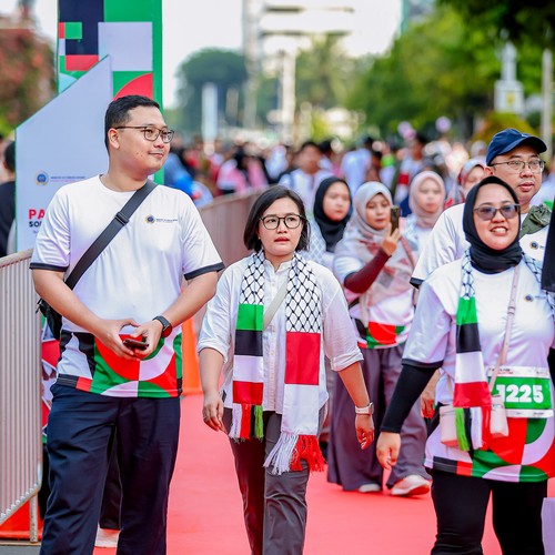 Race photo from WALK FOR PALESTINE