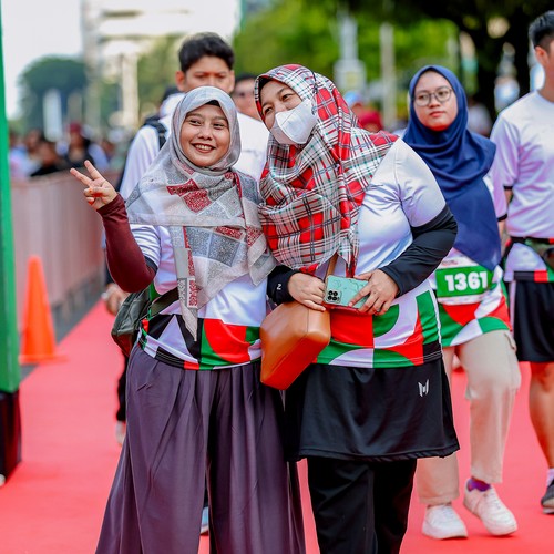 Race photo from WALK FOR PALESTINE