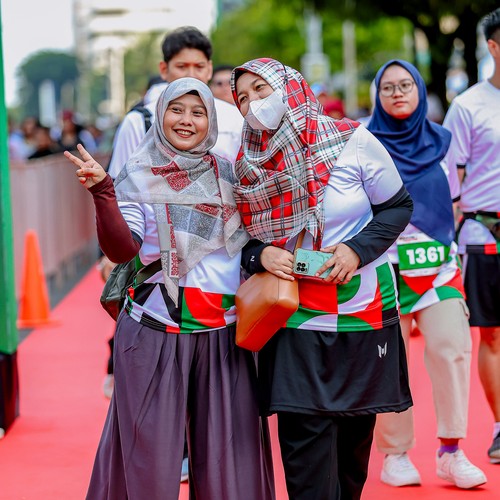 Race photo from WALK FOR PALESTINE