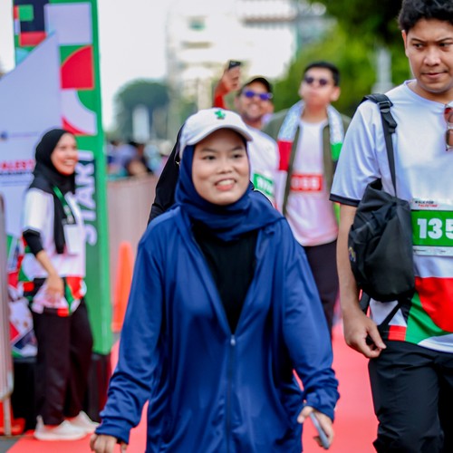 Race photo from WALK FOR PALESTINE