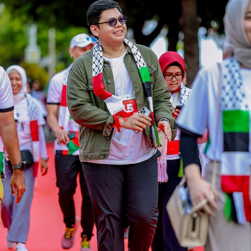 Race photo from WALK FOR PALESTINE