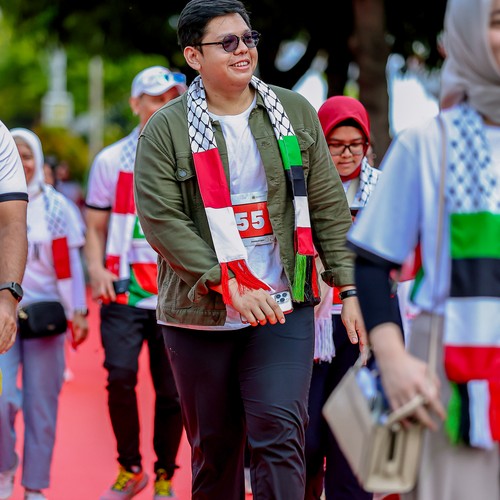 Race photo from WALK FOR PALESTINE