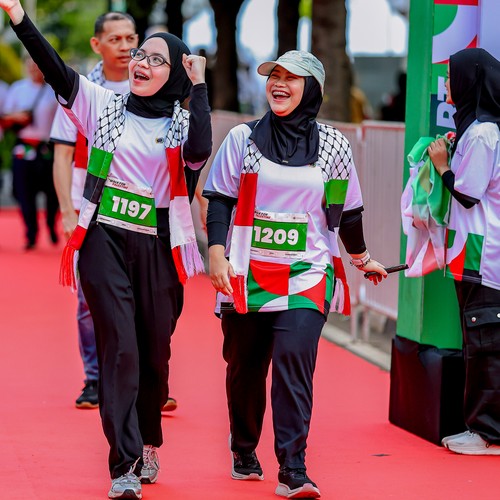 Race photo from WALK FOR PALESTINE