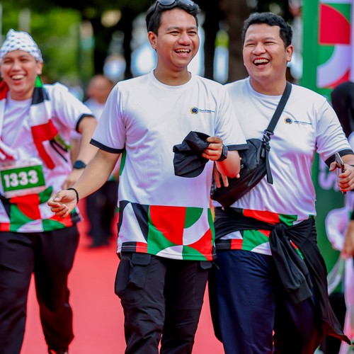 Race photo from WALK FOR PALESTINE