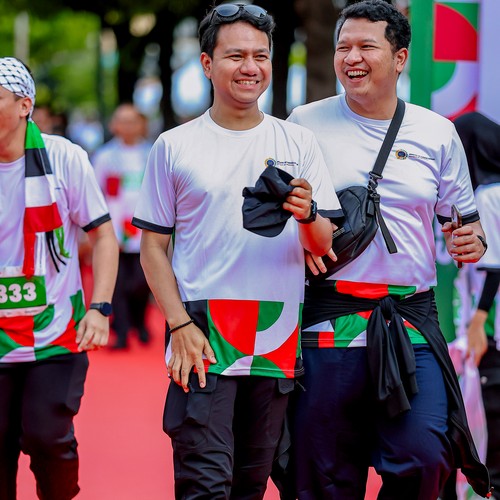 Race photo from WALK FOR PALESTINE