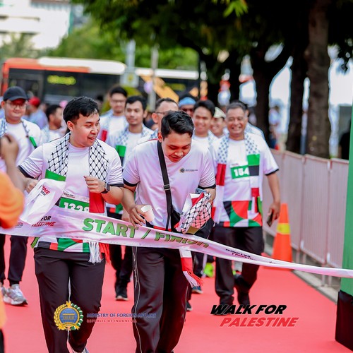 Race photo from WALK FOR PALESTINE
