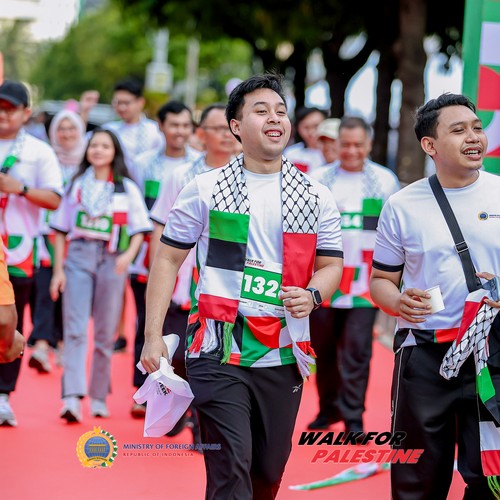 Race photo from WALK FOR PALESTINE