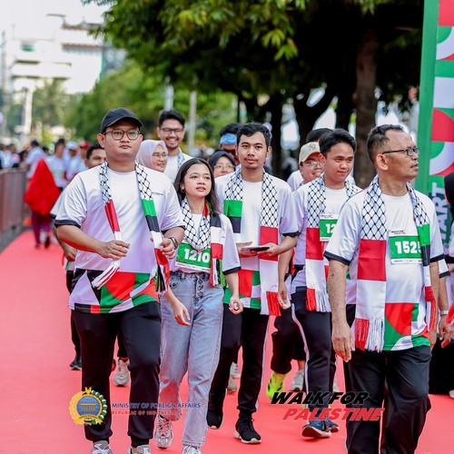 Race photo from WALK FOR PALESTINE