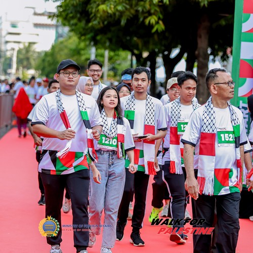 Race photo from WALK FOR PALESTINE