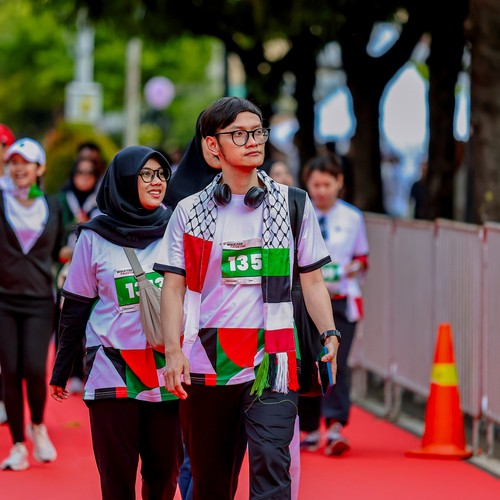 Race photo from WALK FOR PALESTINE