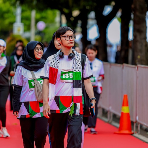 Race photo from WALK FOR PALESTINE