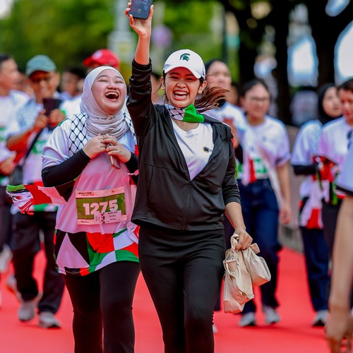 Race photo from WALK FOR PALESTINE