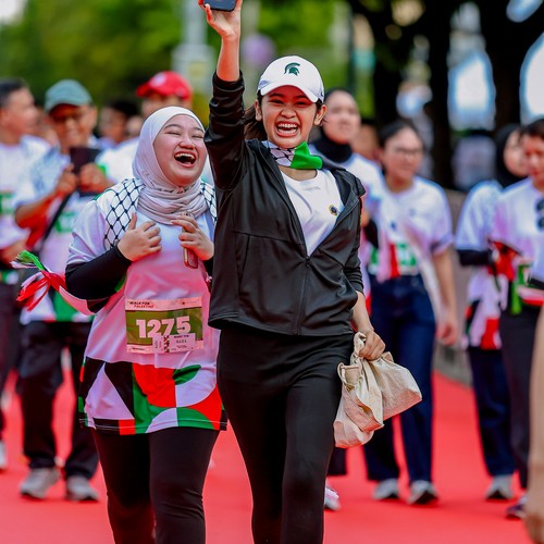 Race photo from WALK FOR PALESTINE