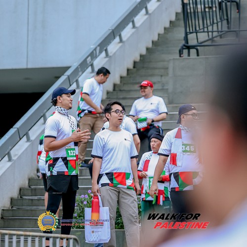 Race photo from WALK FOR PALESTINE