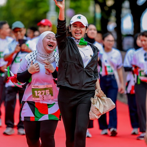Race photo from WALK FOR PALESTINE