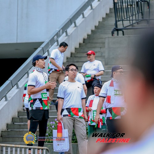 Race photo from WALK FOR PALESTINE