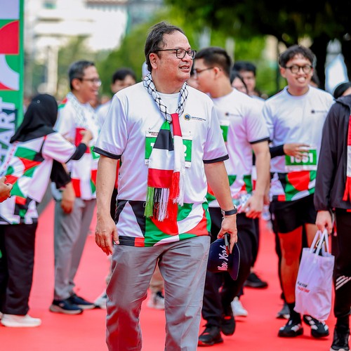 Race photo from WALK FOR PALESTINE