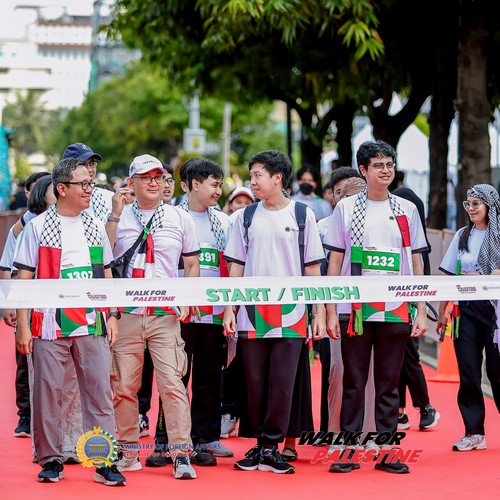 Race photo from WALK FOR PALESTINE