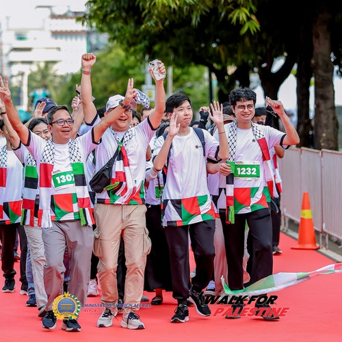 Race photo from WALK FOR PALESTINE