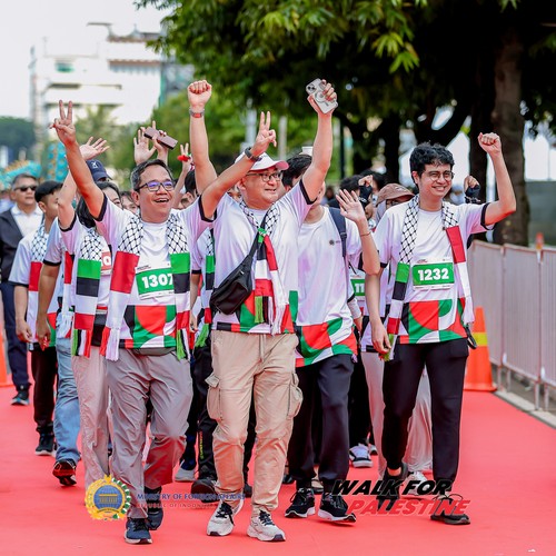 Race photo from WALK FOR PALESTINE