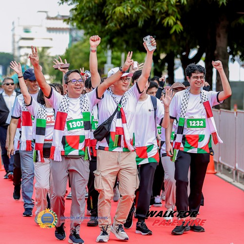 Race photo from WALK FOR PALESTINE