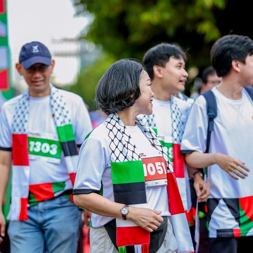Race photo from WALK FOR PALESTINE