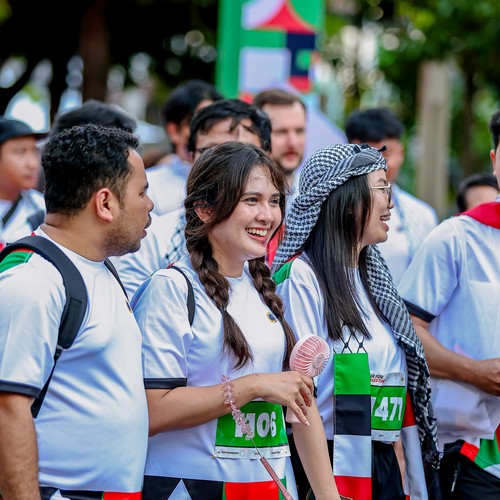 Race photo from WALK FOR PALESTINE