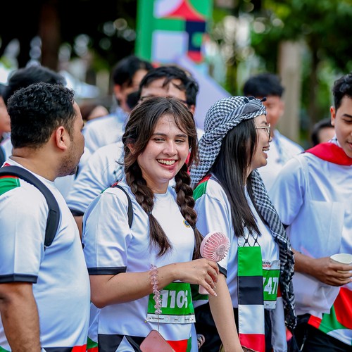 Race photo from WALK FOR PALESTINE