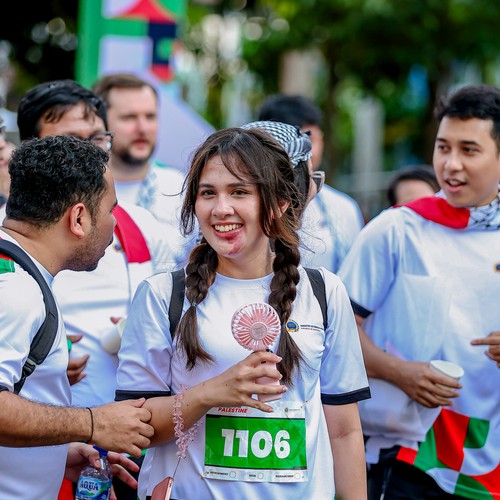 Race photo from WALK FOR PALESTINE