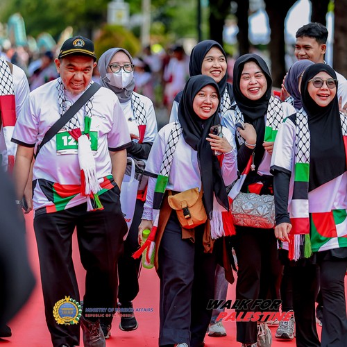 Race photo from WALK FOR PALESTINE