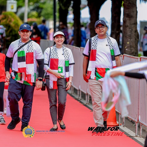 Race photo from WALK FOR PALESTINE