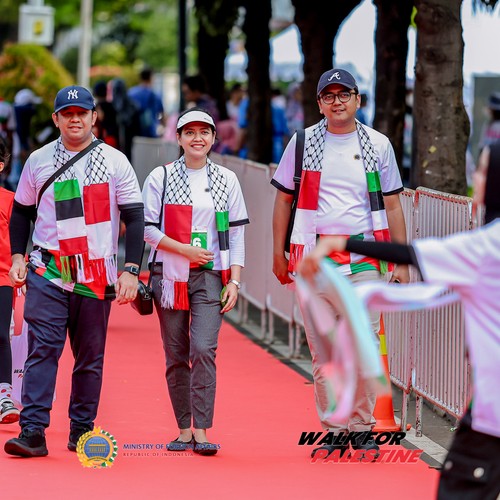Race photo from WALK FOR PALESTINE