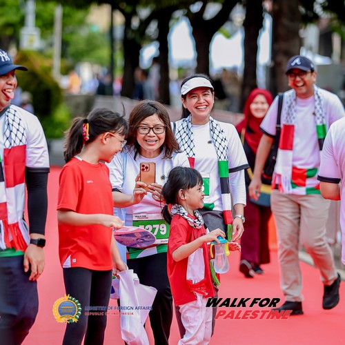 Race photo from WALK FOR PALESTINE