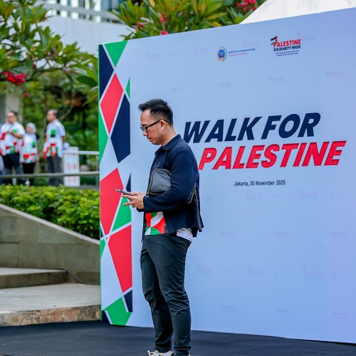 Race photo from WALK FOR PALESTINE